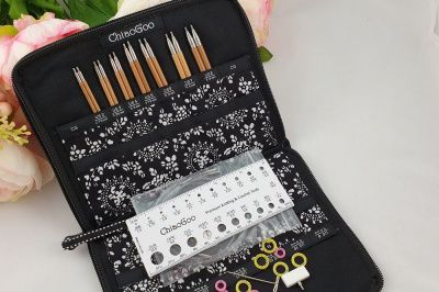 Набор бамбуковых укороченых съемных спиц 10 см Small ChiaoGoo